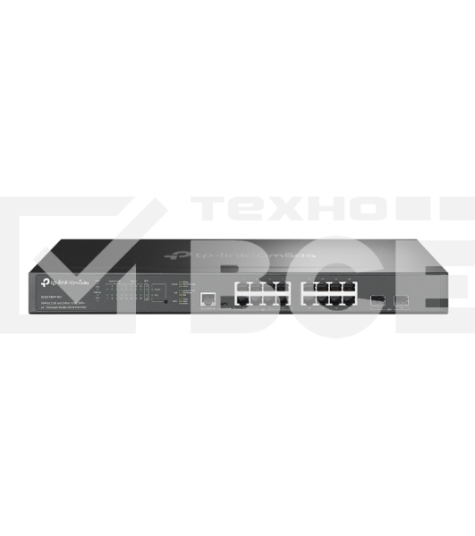 Коммутатор TP-Link SG3218XP-M2 (L2+) 16x2.5Гбит/с 2xКомбо(10GBase-T/SFP+) 2SFP+ 8PoE+ 240W управляемый