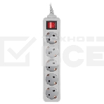 Сетевой фильтр PC Pet AP01006-3-GR 3м (5 розеток) серый, фото5