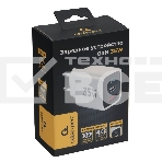 Зарядное устройство с дисплеем Cablexpert MP3A-PC-52, 35Вт GaN, QC3.0/PD3.0, 1хUSB, 1хType-C, белый, коробка, фото5