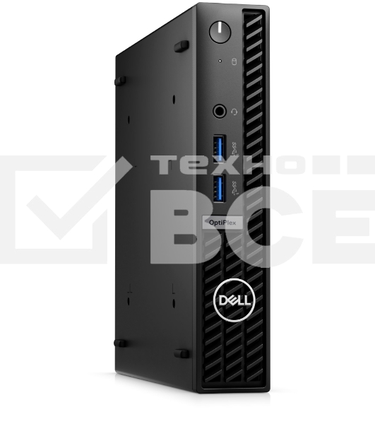 Компьютер Dell Optiplex 7010 Micro i5 13500T (2) 8Gb SSD256Gb UHDG 770 Linux GbitEth WiFi BT 260W мышь клавиатура черный (7010-5820)