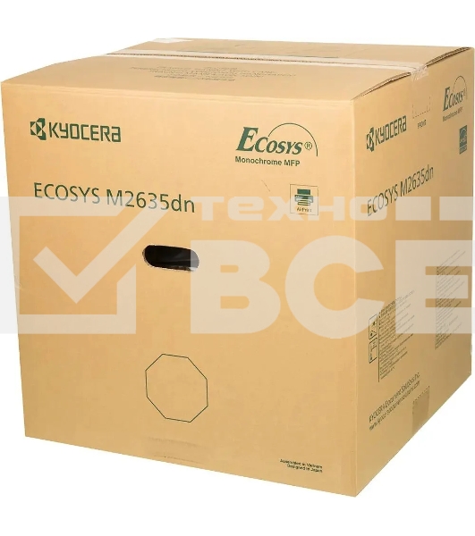 МФУ лазерный Kyocera Ecosys M2635DN (1102S13NL0), A4, ч/б, печ. до 35 стр/мин., скан. до 40 стр/мин. (ч/б) 23 стр/мин. (цвет), 1200 x 1200 dpi (печать) 600x600dpi (скан.), USB, RJ-45