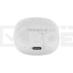 Наушники беспроводные внутриканальные с микрофоном SVEN E-727BT белый Bluetooth, фото2