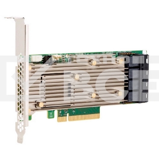 RAID-контроллер Broadcom MegaRAID 9460-16I SGL (05-50011-00 / 03-50011-30011)  PCIe 3.1 x8 LP, SAS/SATA/NVMe, RAID 0,1,5,6,10,50,60, 16port(4* int SFF8643), 4GB Cache, 3516ROC, RTL {5}, (003600) (003648)