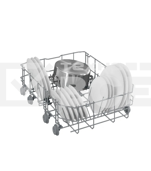 Посудомоечная машина Beko DVS050R01W, белая, 44.8 см, 10 компл., 49 дБ, класс A