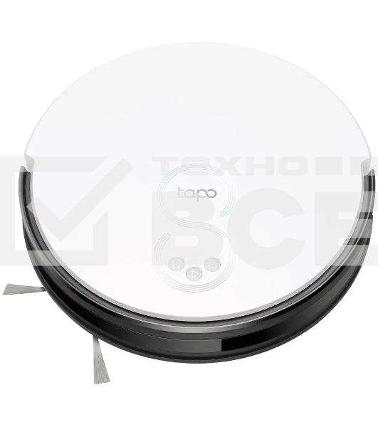 Робот-пылесос TP-Link Tapo RV10 белый/черный, 25 Вт, 2600 мАч Li-Ion, уборка влажная/сухая, пылесборник контейнер 0.4 л