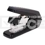 Степлер настольный Deli E0371black Exceed 24/6 26/6 26/8 (50листов) снижение усилия черный 100скоб коробка, фото 1
