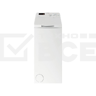 Стиральная машина Indesit BTWS72200EUN белый, загрузка вертикальная 7 кг, 1200 об/мин., класс: А