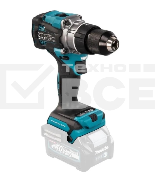 Дрель-шуруповерт Makita DF001GZ, Аккумуляторная, 40В, Без АКБ и ЗУ