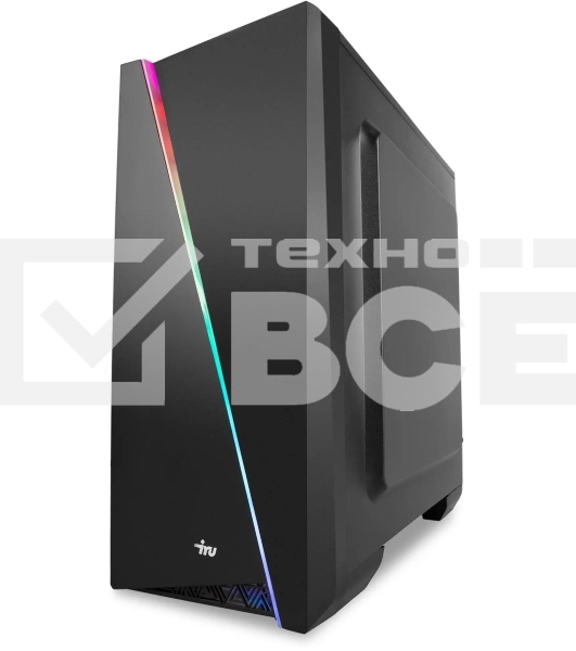 Компьютер IRU Game 320A5GE MT Ryzen 5 5500 (3.6) 16Gb SSD512Gb RTX3050 8Gb Free DOS GbitEth 650W черный (2000629)
