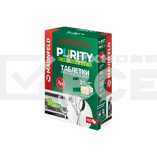 Таблетки для посудомоечных машин Maunfeld Purity Premium ECO all in 1 MDT100PE (100 шт. в упаковке)