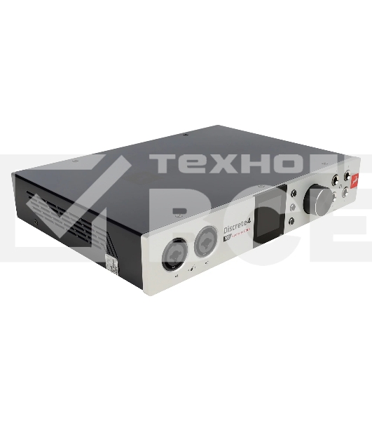 Аудиоинтерфейс Antelope Audio Discrete 4 Pro Synergy Core 24 бит/192 кГц, 14x20, аналоговые входы: 4, линейные выходы: 4, микрофонные предусилители: 4 Discrete Class-A, ADAT I/O (8 входов/8 выходов),S/PDIF I/O (2 входа/2 выхода), Word Clock: 2