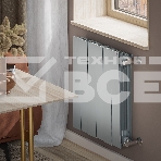 Радиатор биметаллический Royal Thermo PianoForte 500 серебристый - 6 секц., фото2