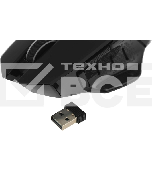 Мышь беспроводная Redragon Mirage Pro черный, 8000 dpi, радиоканал, USB, кнопки - 9