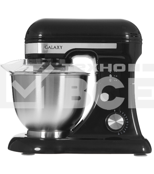 Миксер Galaxy Line GL 2230, черный, планетарный, 700 Вт, 12 скоростей