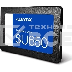 Накопитель SSD ADATA SU650, 512Gb, SATA III, 2.5