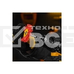 Щетка для дрели Denzel 65 мм, плоская, со шпилькой, нейлоновая щетина, фото2