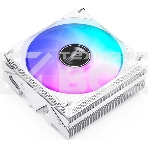 Кулер JONSBO HX4170D White LGA1700/1200/115X/775/AM4 низкопрофильный 45.3мм (36шт/кор, TDP 150W, PWM, 92мм Dynamic Multi-Color LED Fan, 4 тепловые трубки, медная база, 4-pin, белый) Retail, фото9