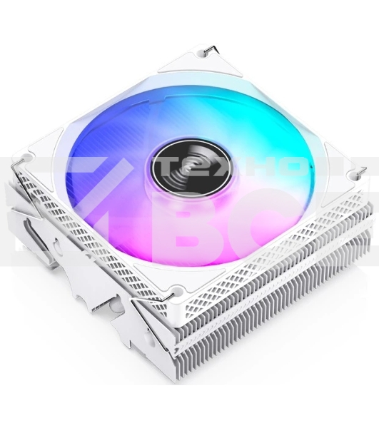 Кулер JONSBO HX4170D White LGA1700/1200/115X/775/AM4 низкопрофильный 45.3мм (36шт/кор, TDP 150W, PWM, 92мм Dynamic Multi-Color LED Fan, 4 тепловые трубки, медная база, 4-pin, белый) Retail