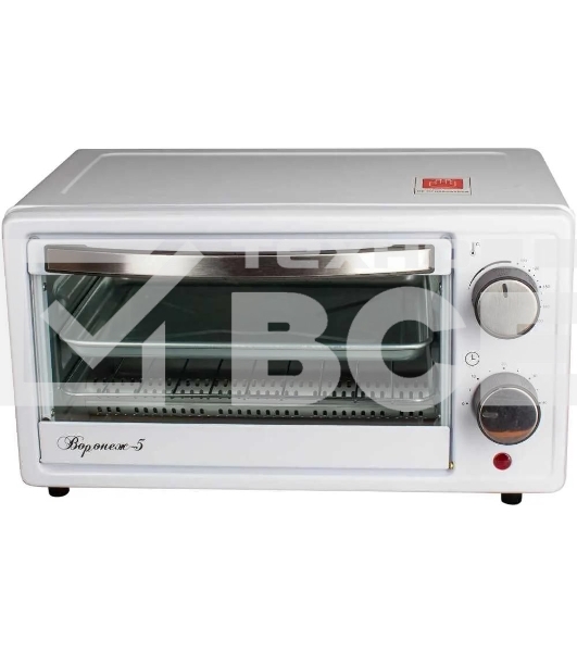 Мини-печь Великие Реки Воронеж-5, 900 Вт, 9 литров, таймер на 60 минут, функции духовки, гриля, тостера, быстрый нагрев, компактный размер