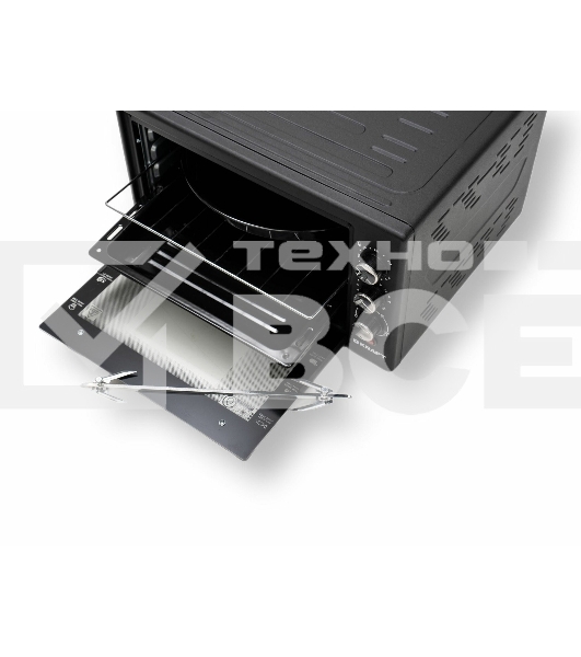 Мини-печь Kraft KF-MO3804RKBL черный Мощность 1500(Вт),Объем 38(Л)