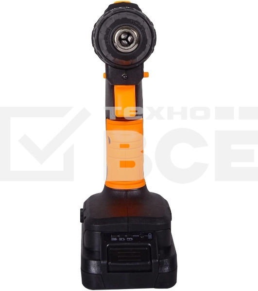 Дрель-шуруповерт аккумуляторная Вихрь ДА-18Л-2К/Б 72/14/22, Аккумуляторная, 18В, 2 АКБ, Кейс