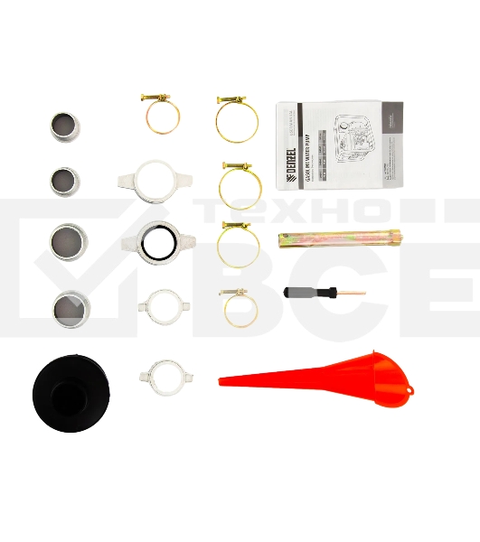 Мотопомпа бензиновая высоконапорная Denzel PX-50H 7 л.с., 2', 600 л/мин, глуб 8 м, напор 65 м