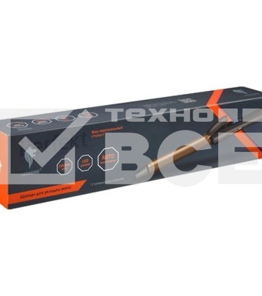 Щипцы для завивки волос Leonord LE-1271 серый/бронзовый, 25 мм, 100-220 °C, 13 режимов