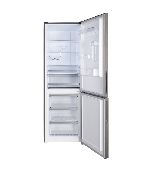 Холодильник Korting KNFC 61869 X нержавеющая сталь двухкамерный 223/94л морозилка снизу, No Frost