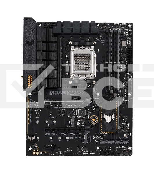 Материнская плата ASUS TUF GAMING B650-E WIFI, AM5, AMD B650, 4xDDR5, 4xSATA, 2xM.2, 1xPCI-E 4.0 x16, 2xPCI-E x1, 2xDP, 1xHDMI, 1x 2.5Gb LAN, 1xUSB-A 3.2 Gen 2, 2xUSB-A 3.2 Gen 1, 4xUSB-A 2.0, 1xUSB-C 3.2 Gen 2, 3x3.5 мм, 7.1, ATX