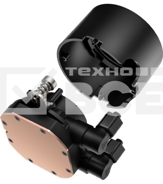 Система водяного охлаждения PcCooler DA240 BK ARGb Soc-AM5/AM4/1200/1700/1851 черный 4-pin Al+Cu 270W Ret (DA240-BKAWXX-GL)