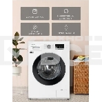 Стиральная машина Samsung WW70AG5S21CELP белый, загрузка фронтальная 7 кг, 1200 об/мин, класс: A, фото6