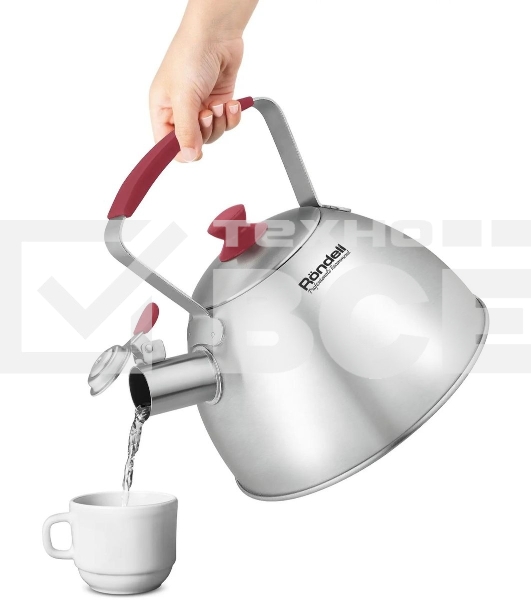 Чайник металлический Rondell Savvy RDS-1826 2.5л. стальной