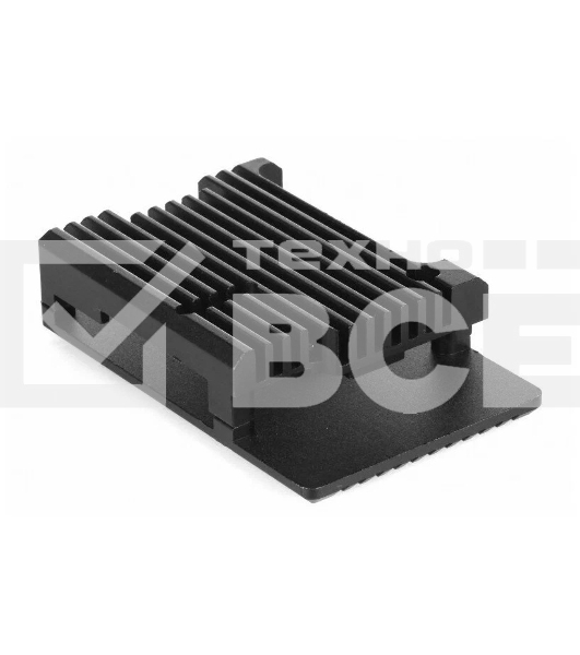 Корпус Qumo Aluminum case without fan, Raspberry Pi 3, black(RS023)