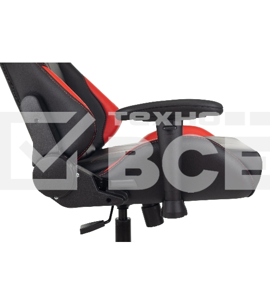 Кресло игровое Бюрократ VIKING 5 AERO RED черный/красный искусственная кожа