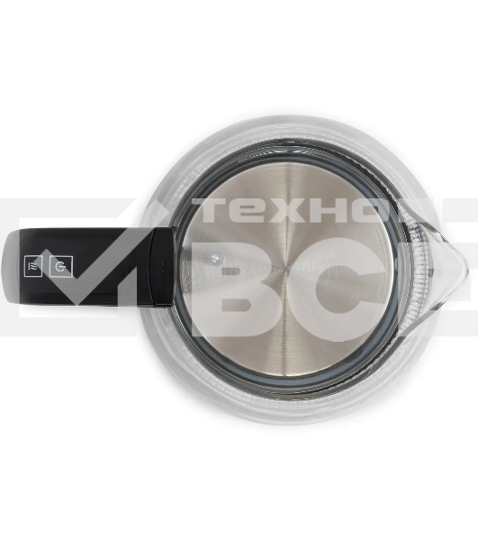 Чайник электрический Starwind SKS3036 1.7л. 2200Вт черный корпус: стекло