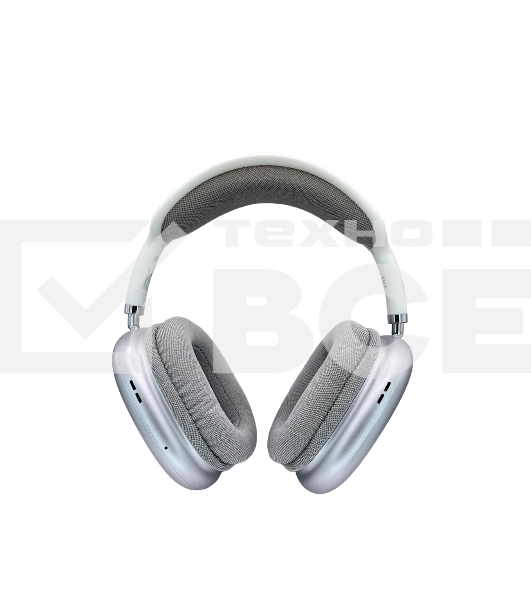 Беспроводные наушники Aksberry B20 серебристый, накладные, Bluetooth, складная конструкция, до 6 ч