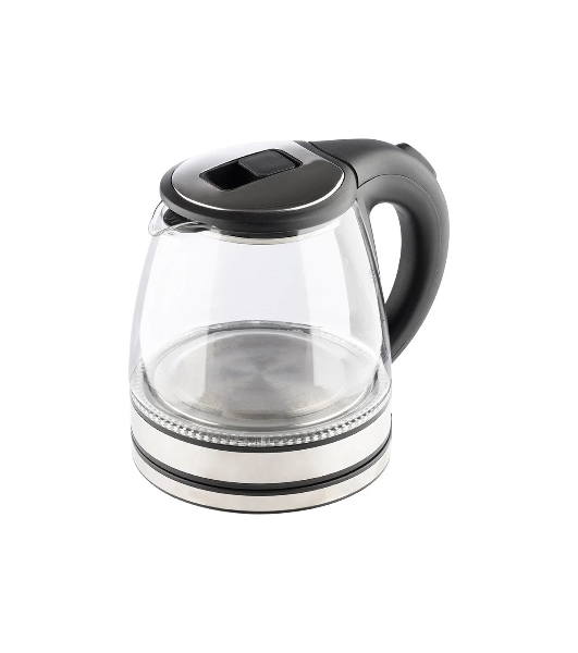 Чайник электрический Homestar HS-1052 1,2 л, стекло/пластик черный