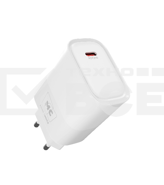 Сетевое зарядное устройство MORE CHOICE (4620202553522) NC68 1Type-C 3.0A PD 35W, белый