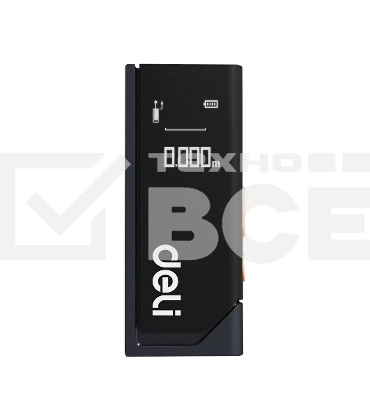 Лазерный дальномер Deli DL331150 Home Series черный; диапазон измерений 0,05~50м, точность измерения ±3мм, 370 мА·ч, OLED дисплей, Type-C, вес 48 грамм, эксклюзивный дизайн