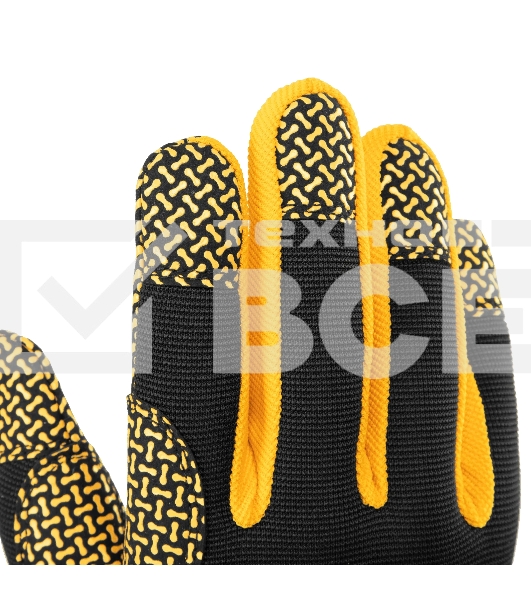 Перчатки универсальные Denzel 67999 силиконовое нанесение, размер 9