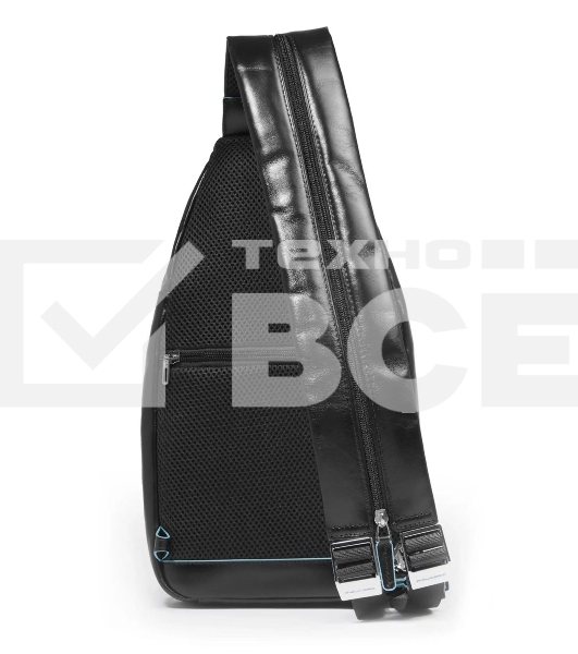 Рюкзак слинг Piquadro Blue Square CA4827B2/N черный натур.кожа