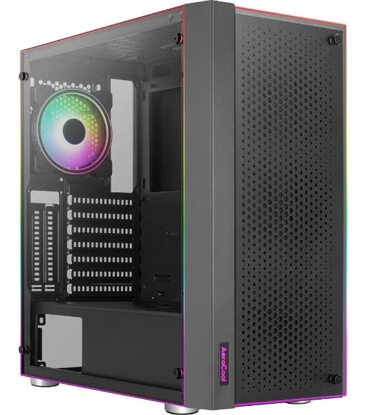 Компьютерный корпус Aerocool / Formula Skribble черный без БП ATX 2x120mm 2xUSB3.0 audio bott PSU