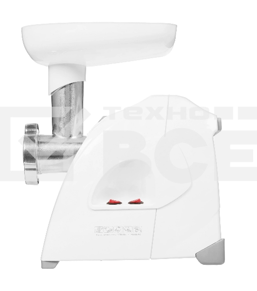Мясорубка электрическая Аксион М41.02 белый, 1700 Вт, 2.0 кг/мин, реверс, защита от перегрузки, насадки - 8