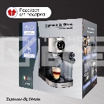 Кофеварка рожковая Zigmund & Shtain ZCM-890 черный/стальной, исп. кофе - молотый, 1.2 л, 1600 Вт, 15 Бар., фото10