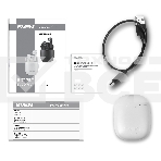 Наушники беспроводные внутриканальные с микрофоном SVEN E-727BT белый Bluetooth, фото3