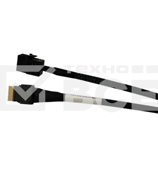 Кабель Amphenol  RSL38-1067  Slimline SASx4 (SFF8654) -to- HD MiniSAS x4 (SFF8643) 100cm 