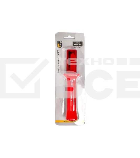 Нож монтерский диэлектрический НМИ-15 с частично изолированным прямым лезвием