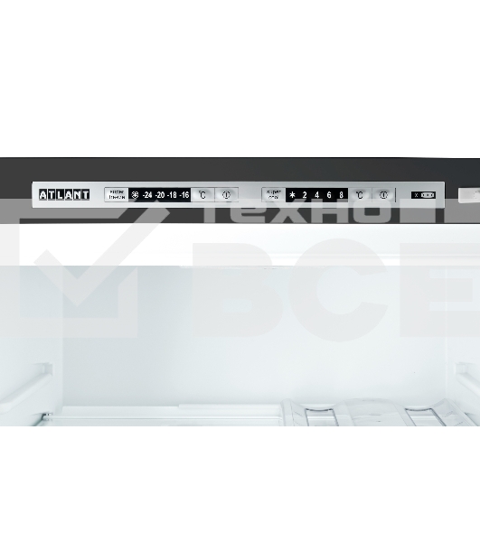 Холодильник Atlant XM 6624-159 черный двухкамерный 228/119л морозилка снизу