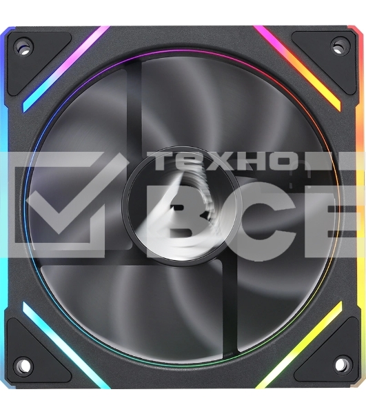 Вентилятор для корпуса Aerocool / Formula Floe Plus 12BK ARPW ARGB черный, 120 мм, 1500 об/мин, 26.8 дБ, 4 pin