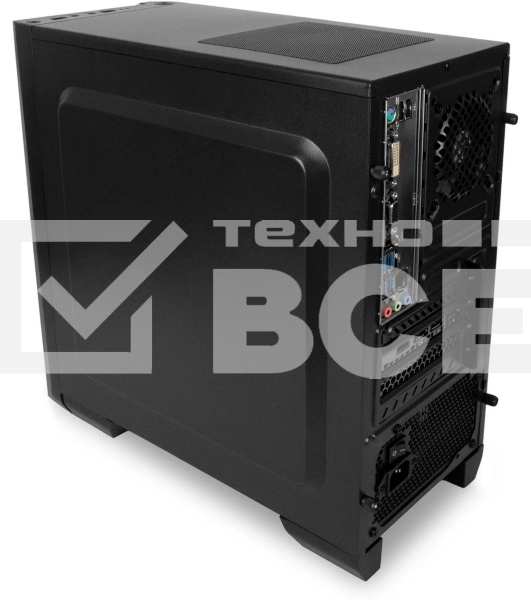 Компьютер IRU Game 320A5GE MT Ryzen 5 5500 (3.6) 16Gb SSD512Gb RTX3050 8Gb Free DOS GbitEth 650W черный (2000629)